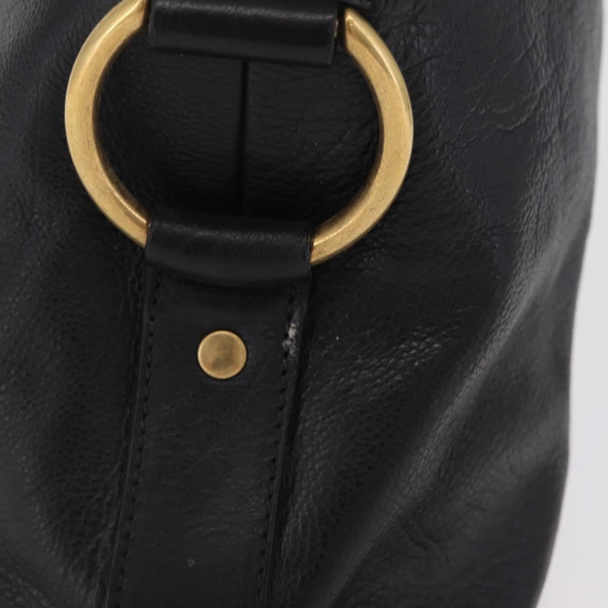 Saint Laurent Muse Leather, Black, Leather, Shoulder Bag