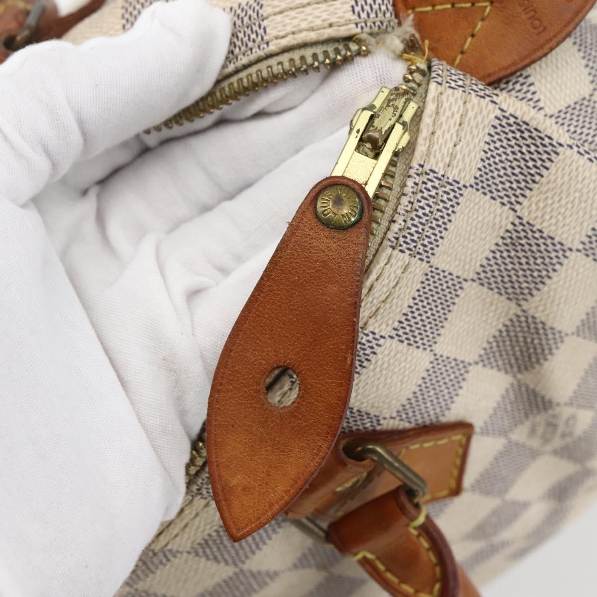 Louis Vuitton Speedy Handbag Damier, BEIGE, CANVAS, Handbag