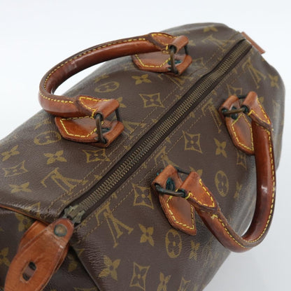 Louis Vuitton Speedy Monogram Canvas, Brown, Canvas, Handbag