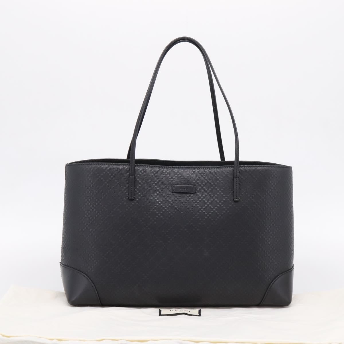 Gucci Bright Diamante Leather, Black, Leather, Tote Bag