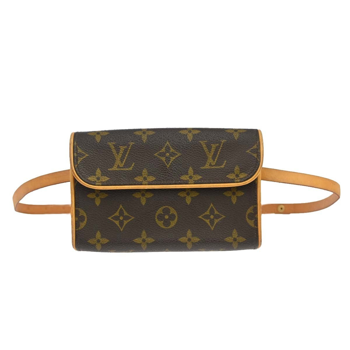 Louis Vuitton Florentine Waist Monogram Canvas, Brown, Canvas, Clutch