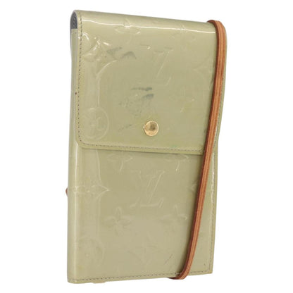 Louis Vuitton Walker Monogram Vernis, Gray, Patent Leather, Wallet