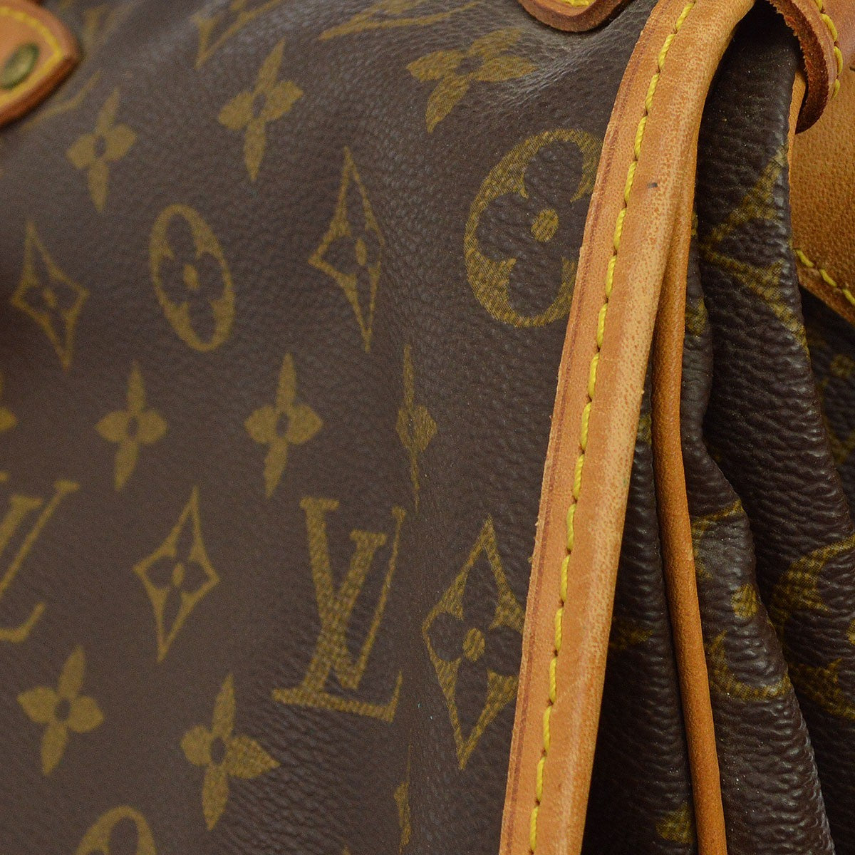 Louis Vuitton Saumur Monogram Canvas, Brown, Canvas, Shoulder Bag