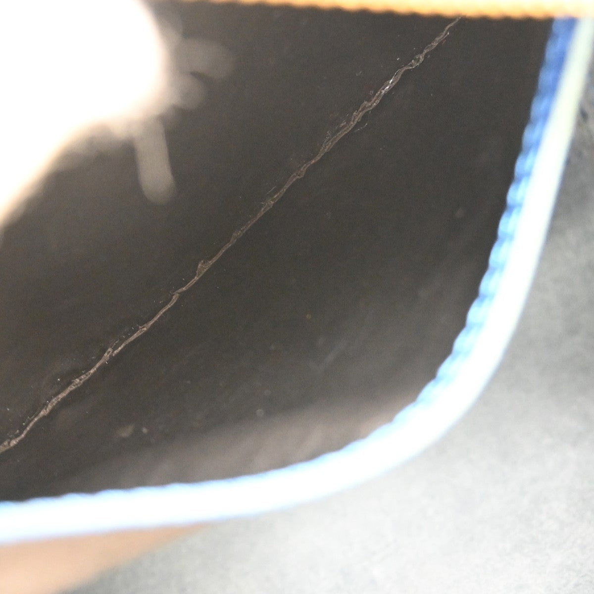 Louis Vuitton Speedy Epi, Blue, Leather, Handbag