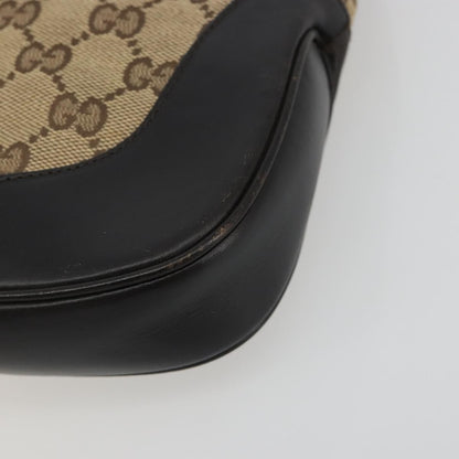 Gucci Web Jackie O Hobo GG Canvas, Beige, Canvas, Shoulder Bag