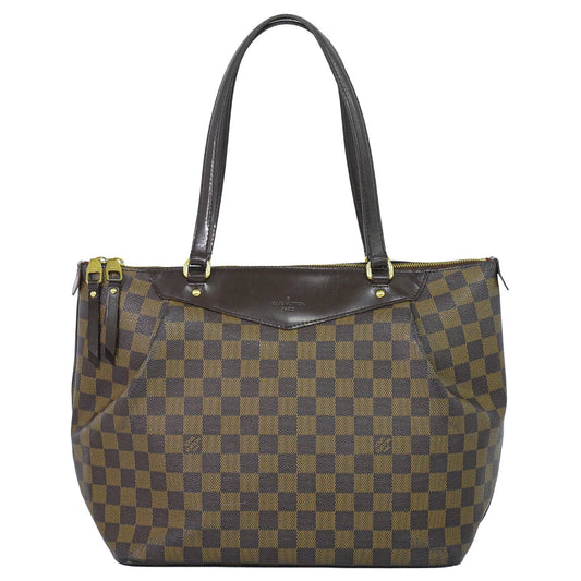 Louis Vuitton Westminster Damier, Brown, Canvas, Tote Bag