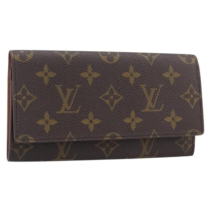 Louis Vuitton Long Macassar Monogram Canvas, Brown, Canvas, Wallet