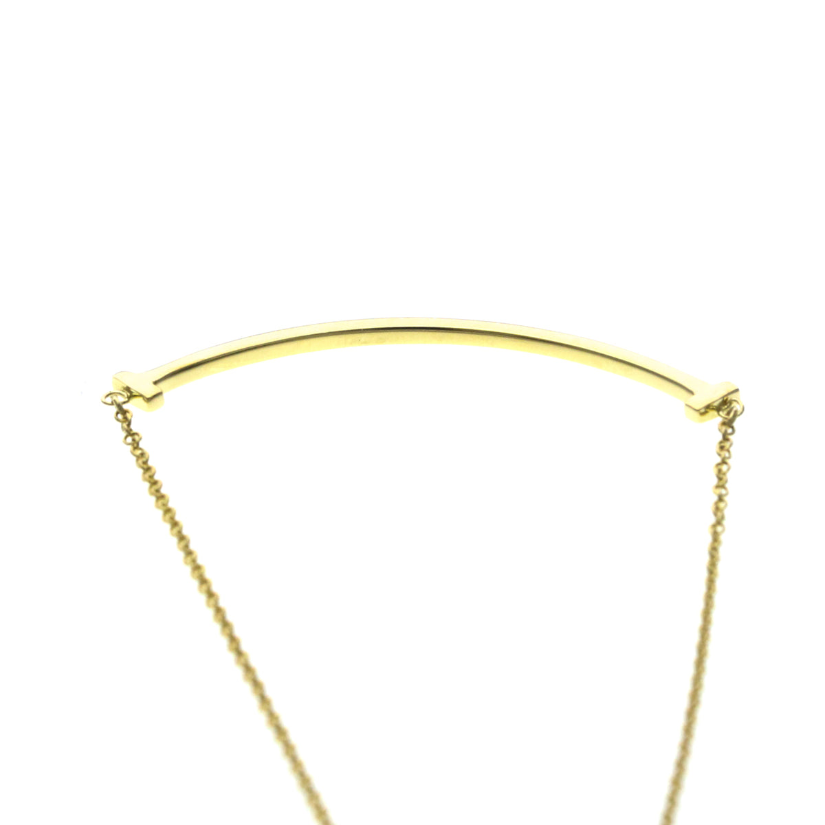 Tiffany & Co. T Smile Pendant 18K Yellow Gold, Gold, Yellow Gold, Necklace
