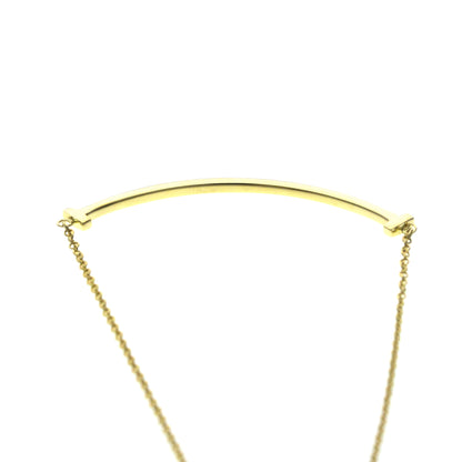 Tiffany & Co. T Smile Pendant 18K Yellow Gold, Gold, Yellow Gold, Necklace