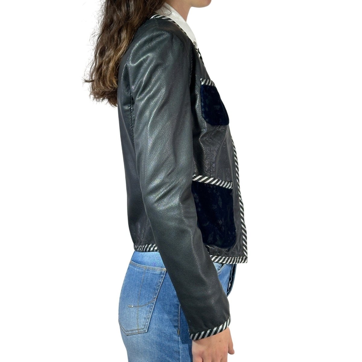 Emporio Armani Leather Jacket - Brandsamsara