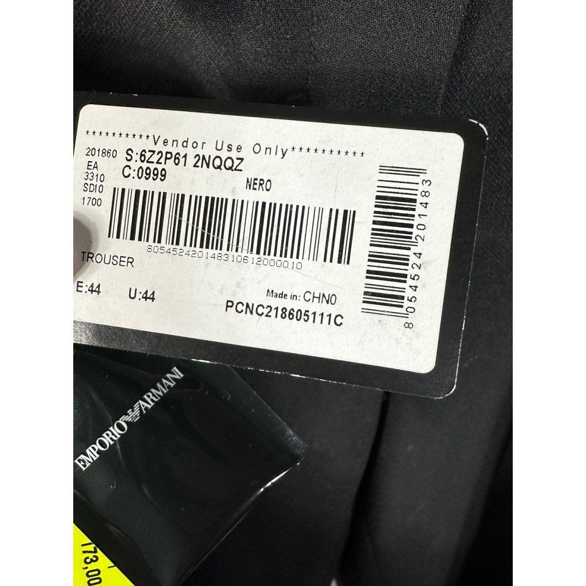 Emporio Armani Tapered Pants - Brandsamsara