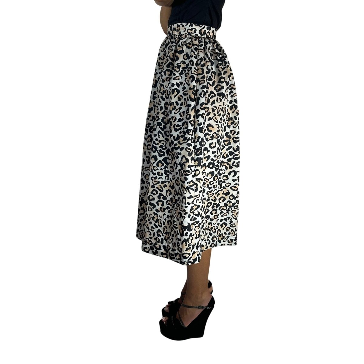Ermanno Scervino Leopard Skirt - Brandsamsara