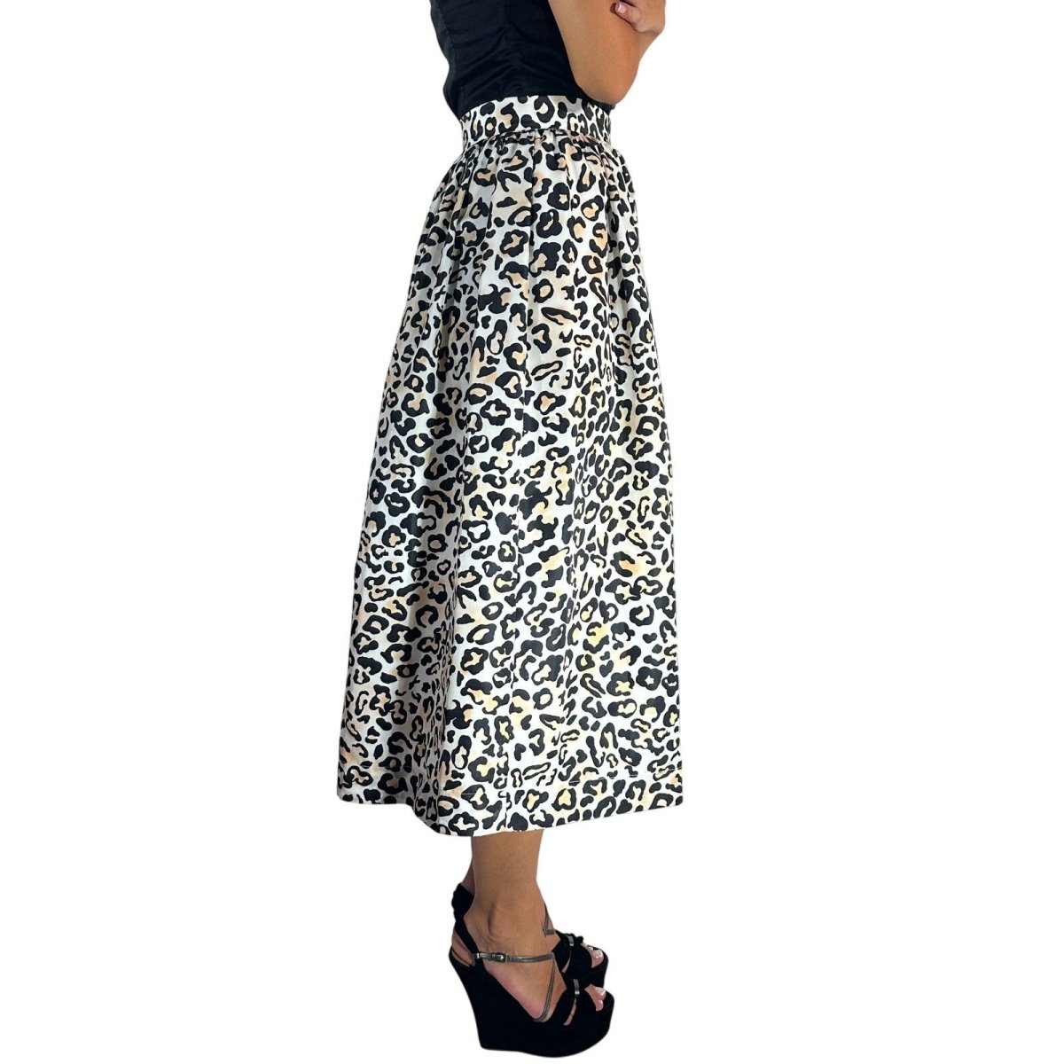 Ermanno Scervino Leopard Skirt - Brandsamsara