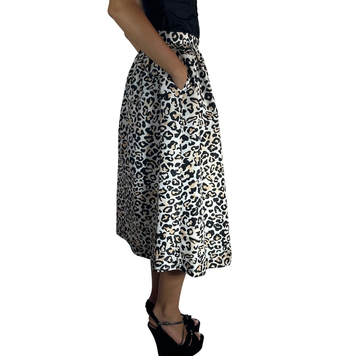 Ermanno Scervino Leopard Skirt - Brandsamsara