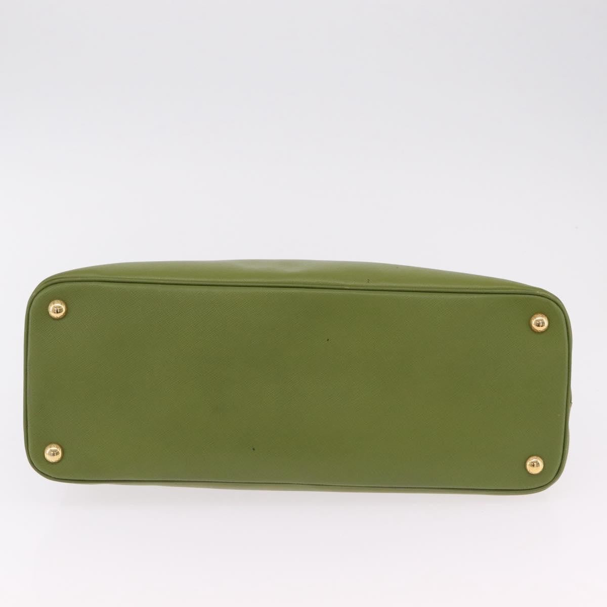 Prada Promenade Saffiano Leather, Green, Leather, Handbag