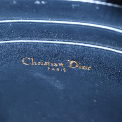 Christian Dior 30 Montaigne Phone Holder on Chain Oblique Canvas, Navy, Canvas, Crossbody Bag