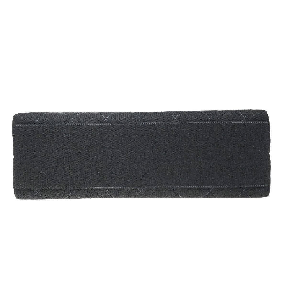Chanel Vintage CC Chain Quilted Canvas, Black, Canvas, Tote Bag