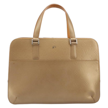 Louis Vuitton Mat Malden Monogram Vernis, Beige, Canvas, Handbag