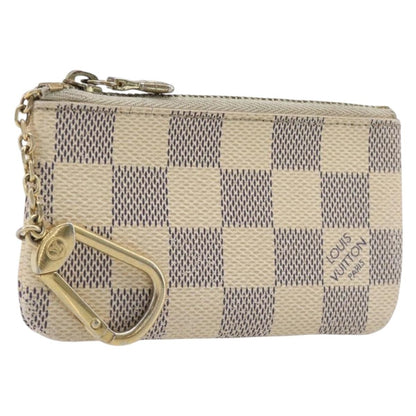 Louis Vuitton Pochette clés NM Damier Canvas, Beige, Canvas, Wallet