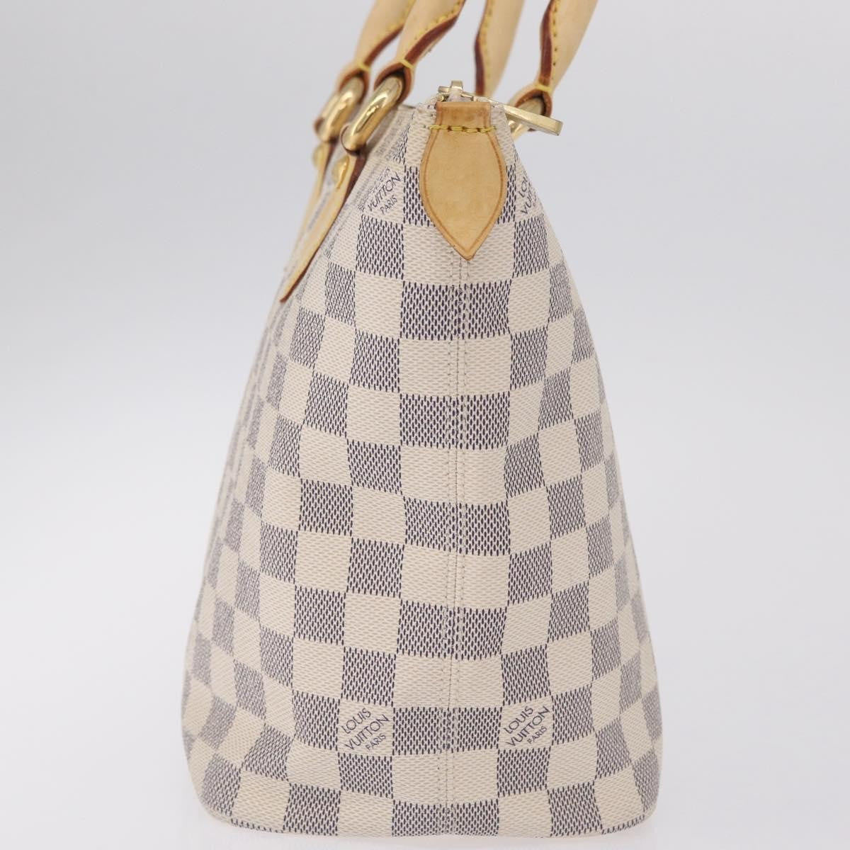 Louis Vuitton Saleya Damier, White, Canvas, Handbag