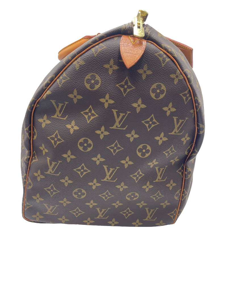 Louis Vuitton Keepall Bag Monogram Canvas, Brown, Canvas, Travel Bag