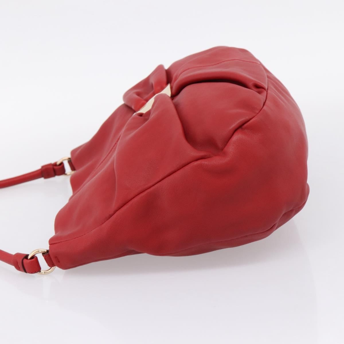 Salvatore Ferragamo Miss Vara Giusy Hobo Leather, Red, Leather, Shoulder Bag