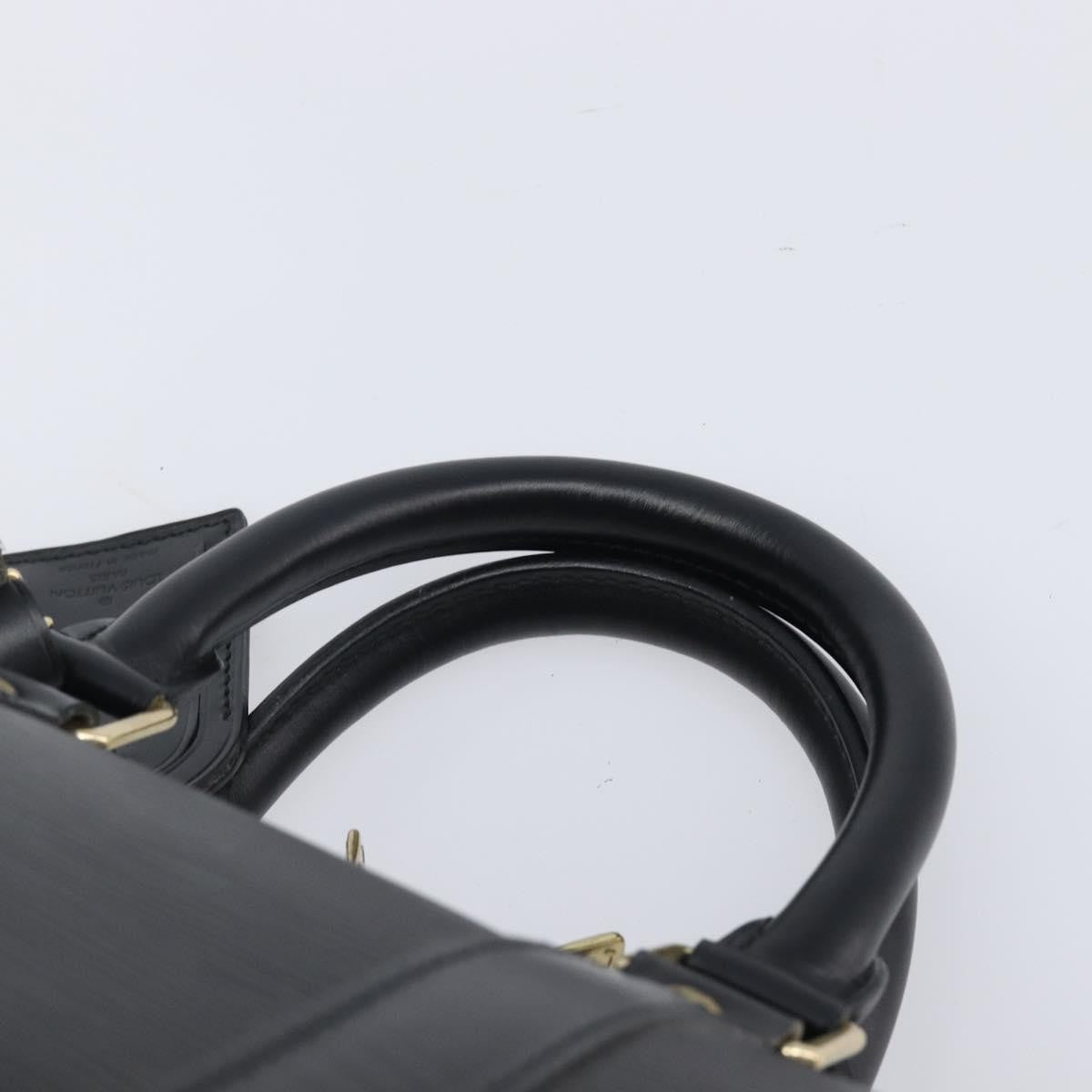 Louis Vuitton Keepall Epi Leather, Black, Leather, Travel Bag