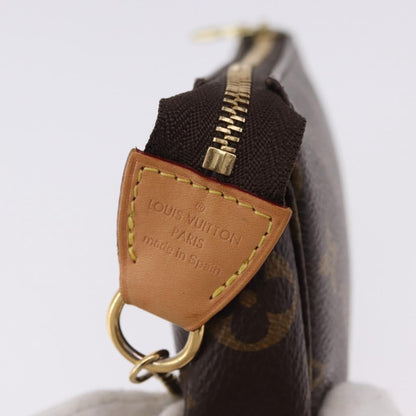 Louis Vuitton Mini pochette accessoires Canvas, Brown, Canvas, Clutch