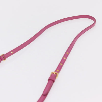 Miu Miu Tech Matelasse Leather, Pink, Leather, Crossbody Bag