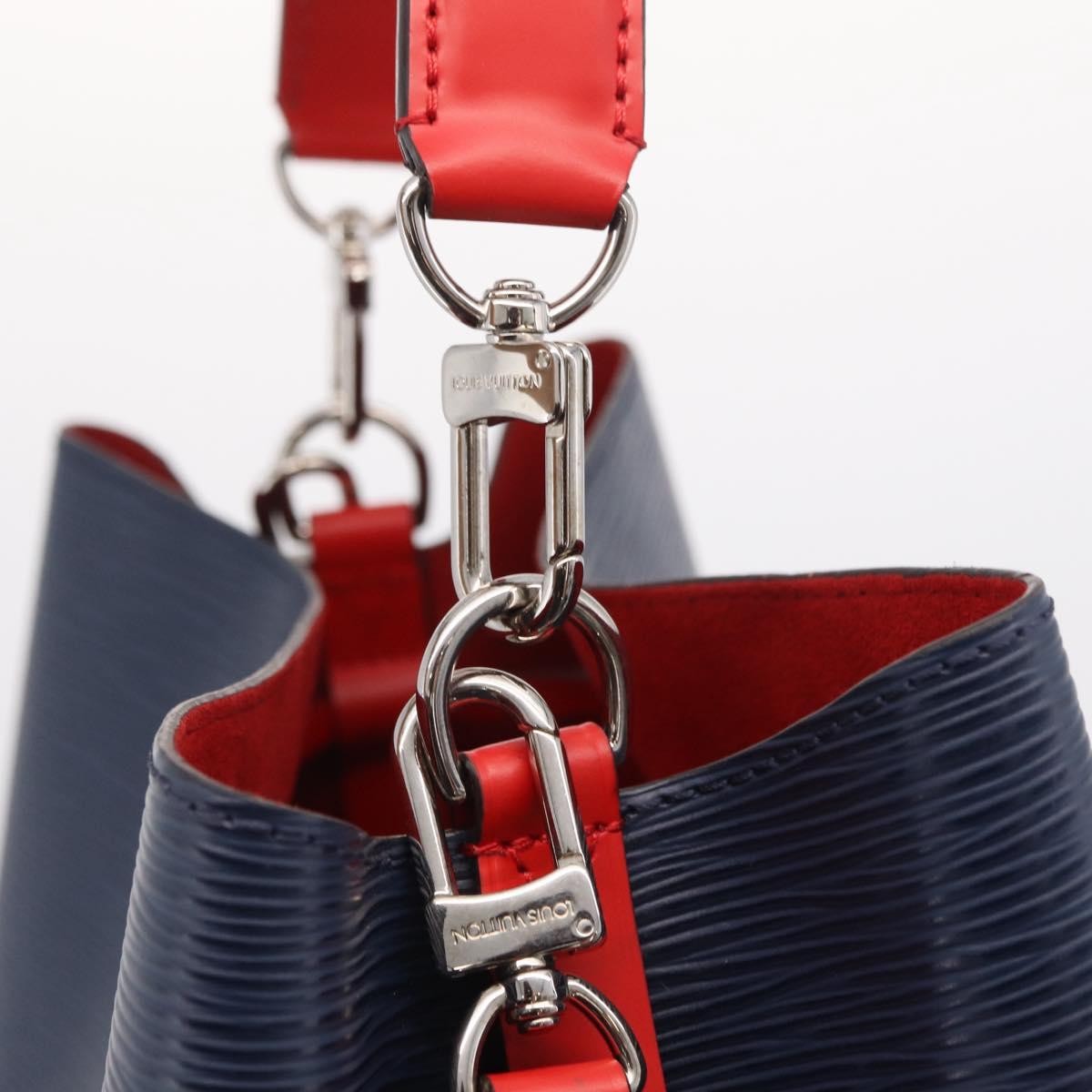 Louis Vuitton NeoNoe Limited Edition Colored Damier, Navy, Leather, Handbag