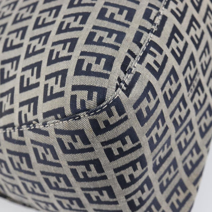Fendi Zucchino Canvas Mamma Baguette Canvas, Navy, Canvas, Shoulder Bag