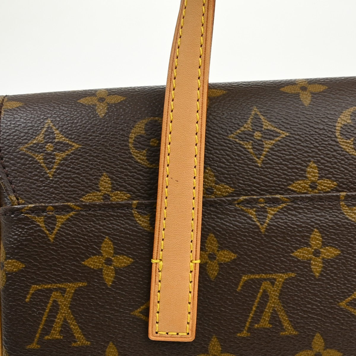 Louis Vuitton Sonatine Monogram Canvas, Brown, Canvas, Handbag
