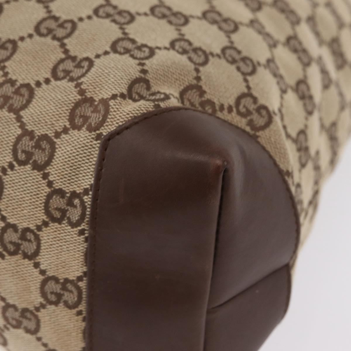 Gucci Convertible Zip GG Canvas, Beige, Canvas, Tote Bag