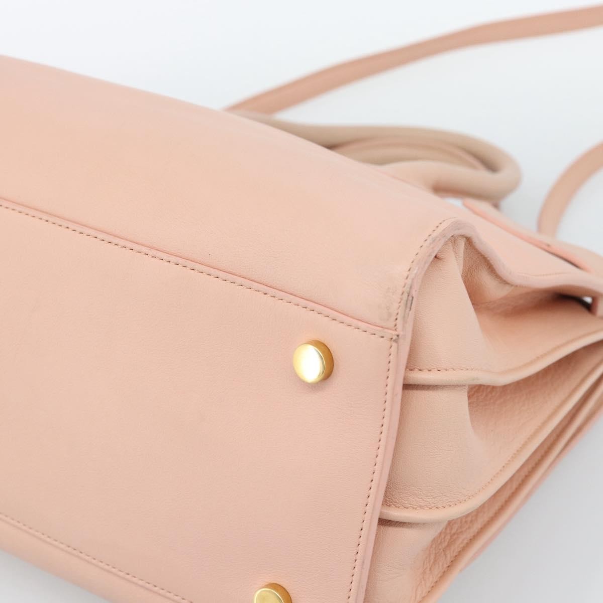 Saint Laurent Sac de Jour Leather, Pink, Leather, Handbag