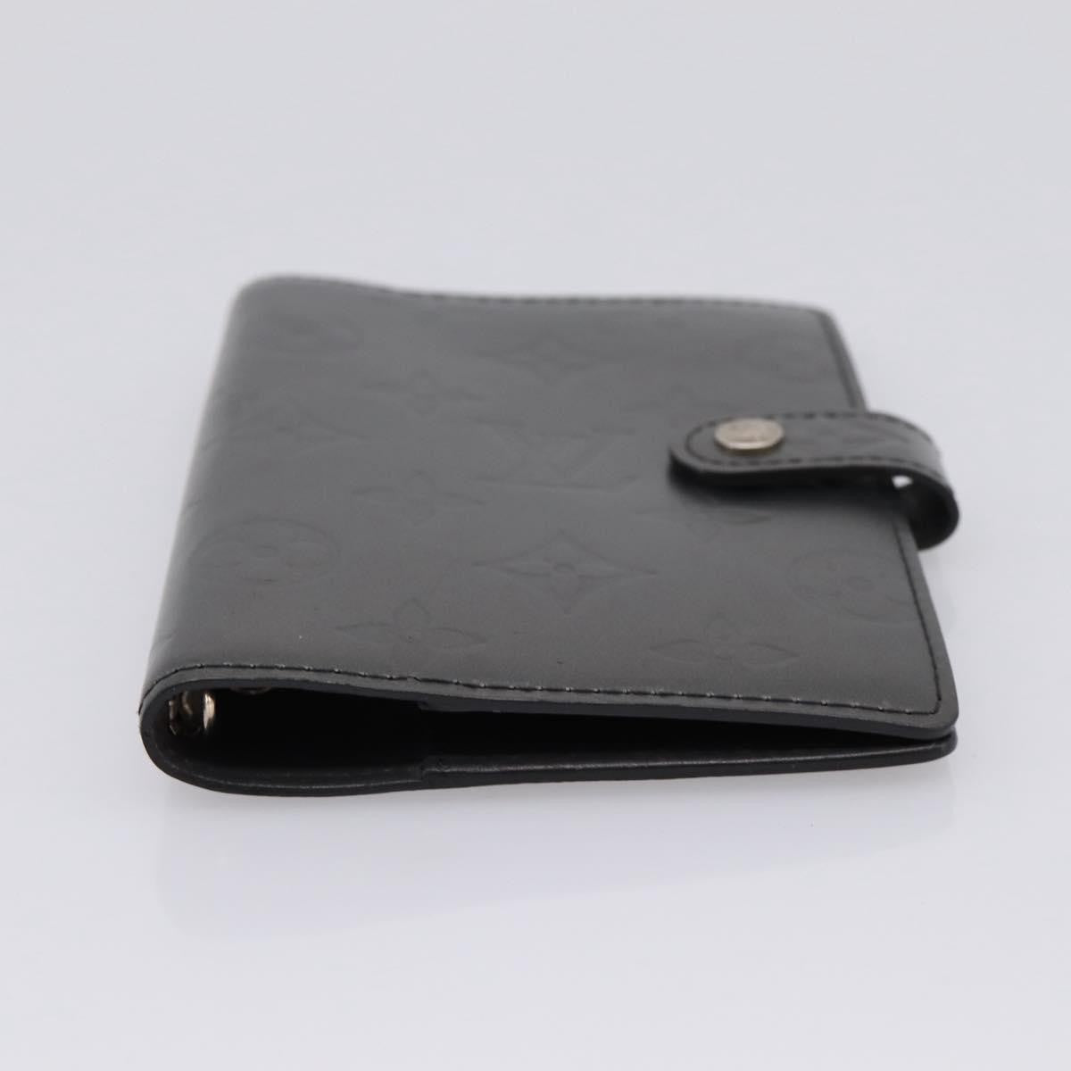 Louis Vuitton Agenda Cover Monogram Empreinte Leather, Gray, Canvas, Wallet
