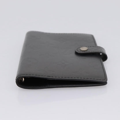 Louis Vuitton Agenda Cover Monogram Empreinte Leather, Gray, Canvas, Wallet