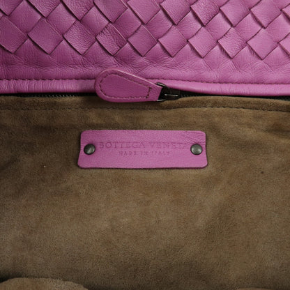 Bottega Veneta Garda Intrecciato Nappa, Purple, Leather, Handbag