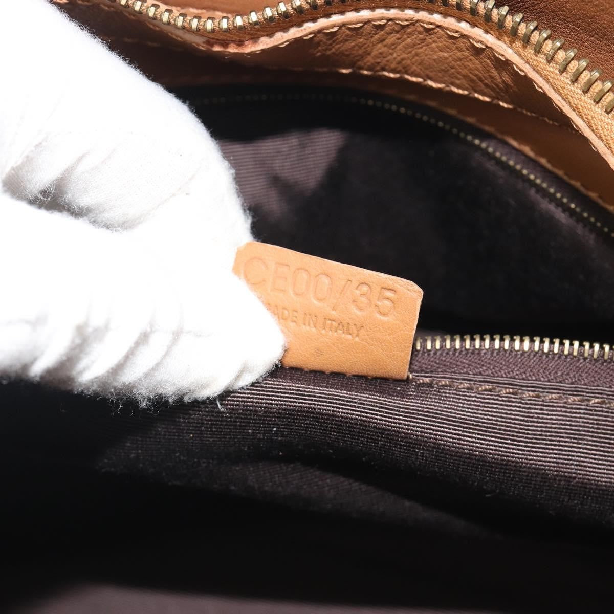 Celine Vintage Leather, Brown, Leather, Handbag