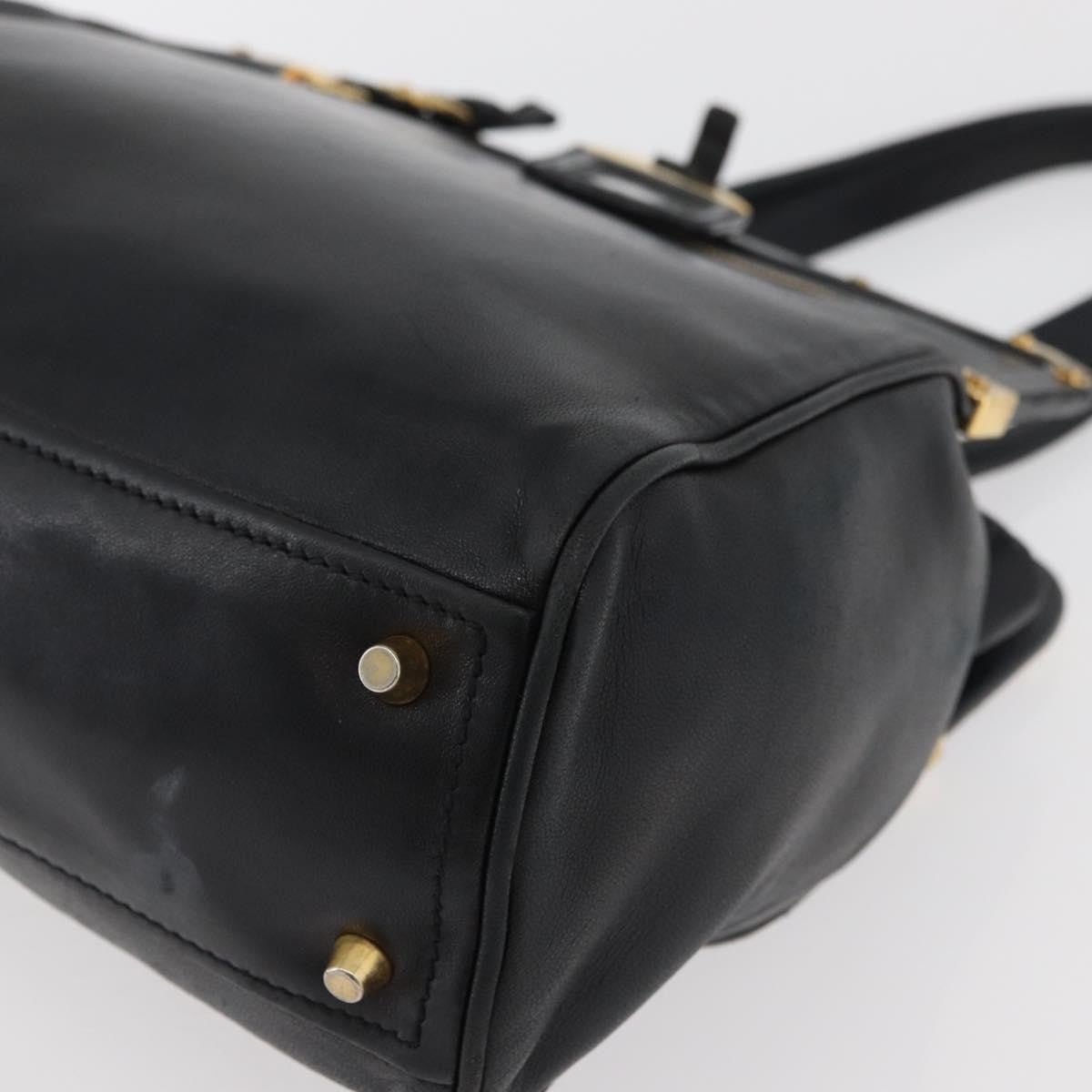 Prada Tote Leather, Black, Leather, Tote Bag
