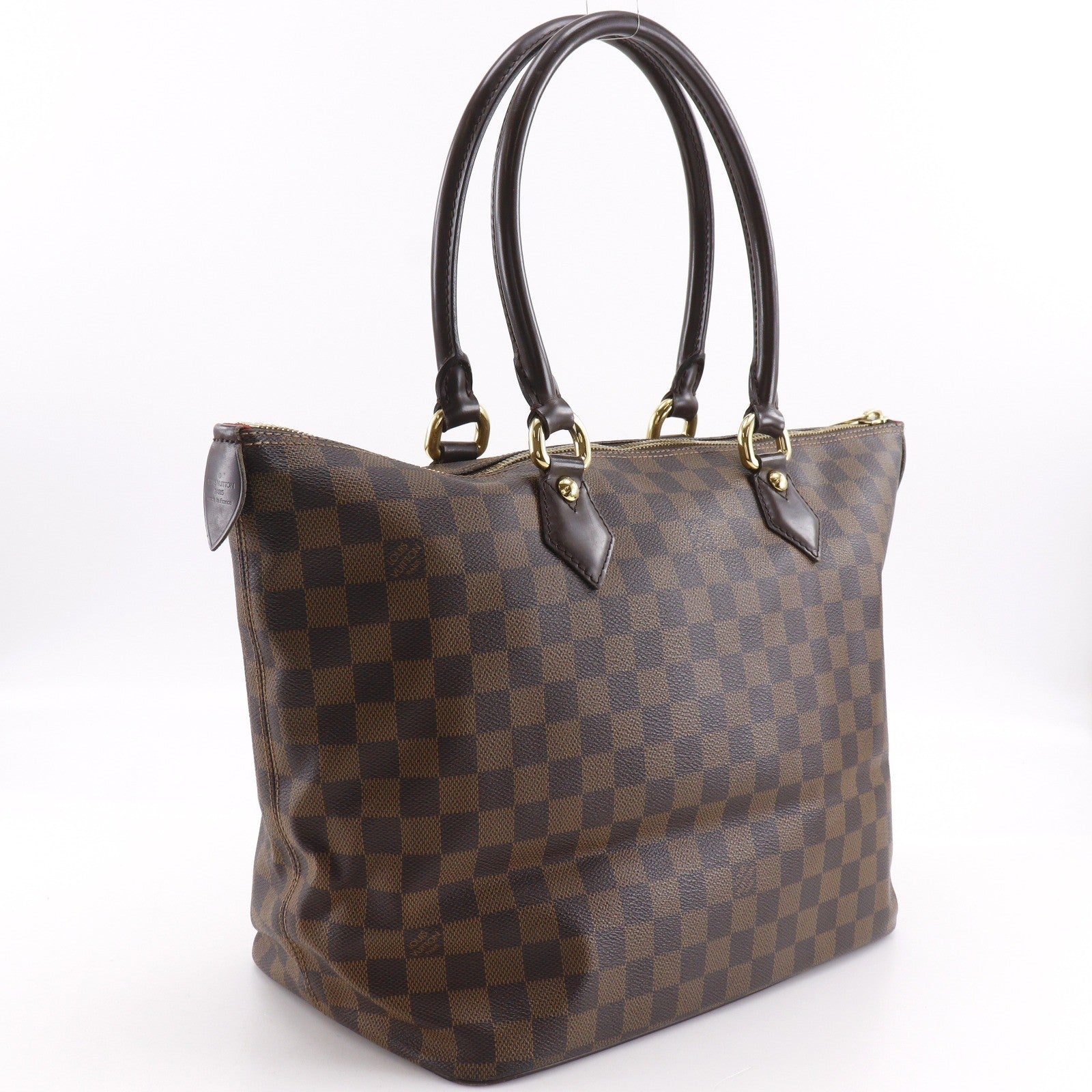 Louis Vuitton Saleya Damier, Brown, Canvas, Tote Bag