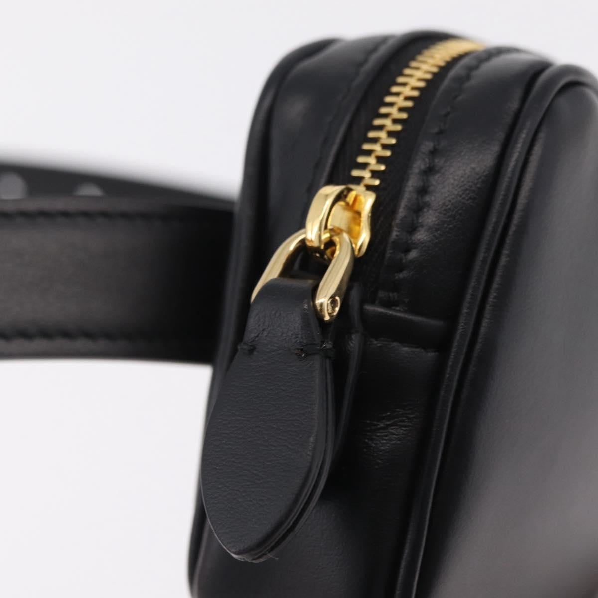 Miu Miu Arcadie Camera Leather, Black, Leather, Handbag