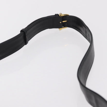 Celine Vintage Carriage Flap Leather, Black, Leather, Handbag