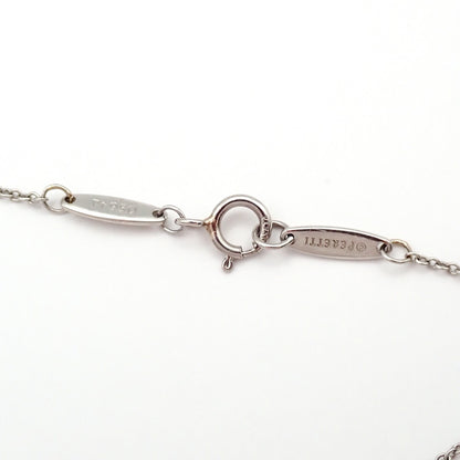 Tiffany & Co. Elsa Peretti Diamonds By The Yard Platinum with Diamond, Silver, Platinum, Necklace
