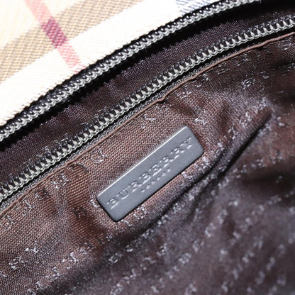 Burberry Vintage Vintage Check Coated Canvas, Beige, Canvas, Tote Bag
