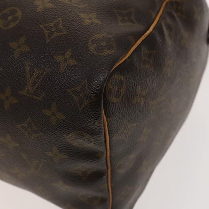 Louis Vuitton Speedy Handbag Monogram Canvas, BROWN, CANVAS, Handbag