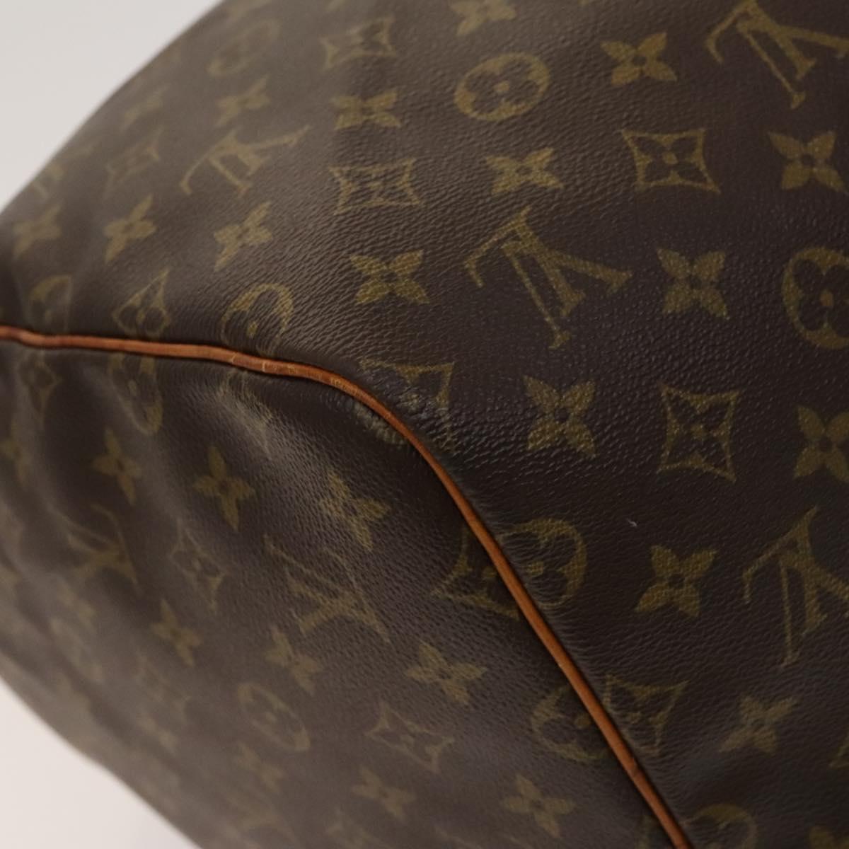Louis Vuitton Keepall Bag Monogram Canvas, BROWN, CANVAS, Travel bag