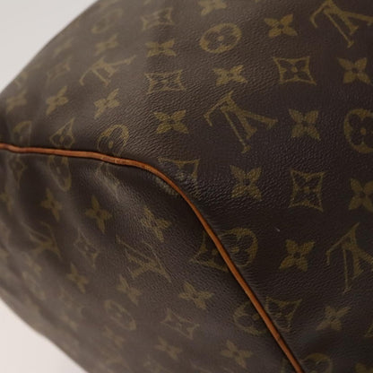 Louis Vuitton Keepall Bag Monogram Canvas, BROWN, CANVAS, Travel bag