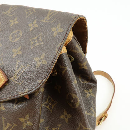 Louis Vuitton Vintage Montsouris Monogram Canvas, Brown, Canvas, Backpack
