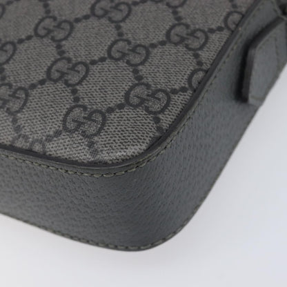Gucci Ophidia Zip Wristlet GG Coated Canvas, Gray, Canvas, Shoulder Bag