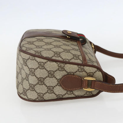 Gucci Vintage Web GG Coated Canvas, Beige, Canvas, Crossbody Bag